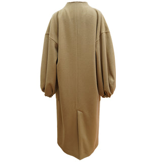 Manteau oversize en laine durable