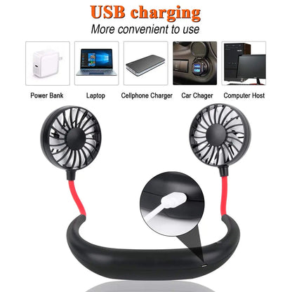 Hand Free Personal Fan Wearable Sports Fan