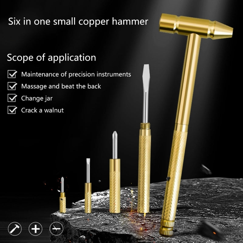 Multifunctional 5 in 1 Hammer Screwdriver Set