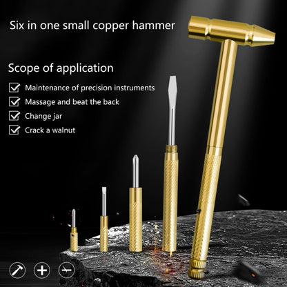 Multifunctional 5 in 1 Hammer Screwdriver Set