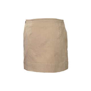 Low-rise mini skirt