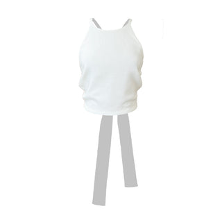 Tie-Back Cropped Tank Top