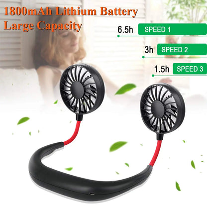 Hand Free Personal Fan Wearable Sports Fan