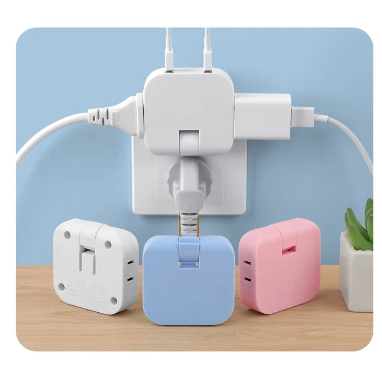 3 in 1 Rotatable Socket Converter