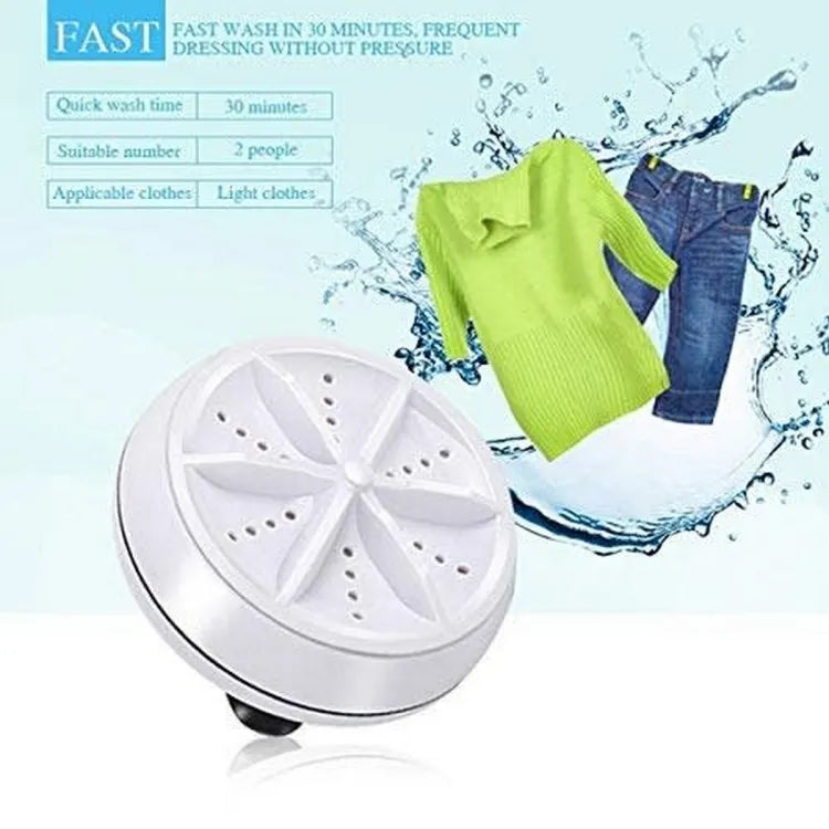 Portable Mini Washing Machine – Fast Cleaning | Compact Design | Easy to Use