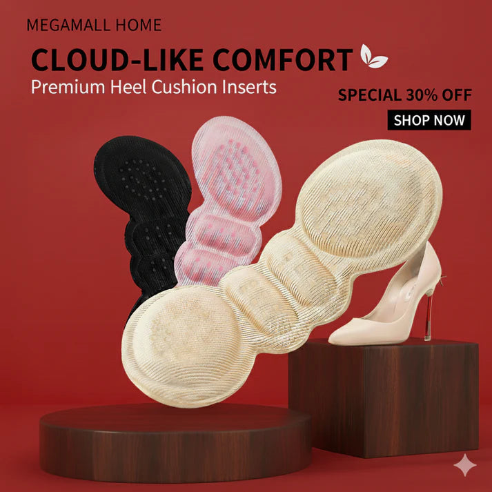Butterfly Heel Grips – Soft Non-Slip Inserts