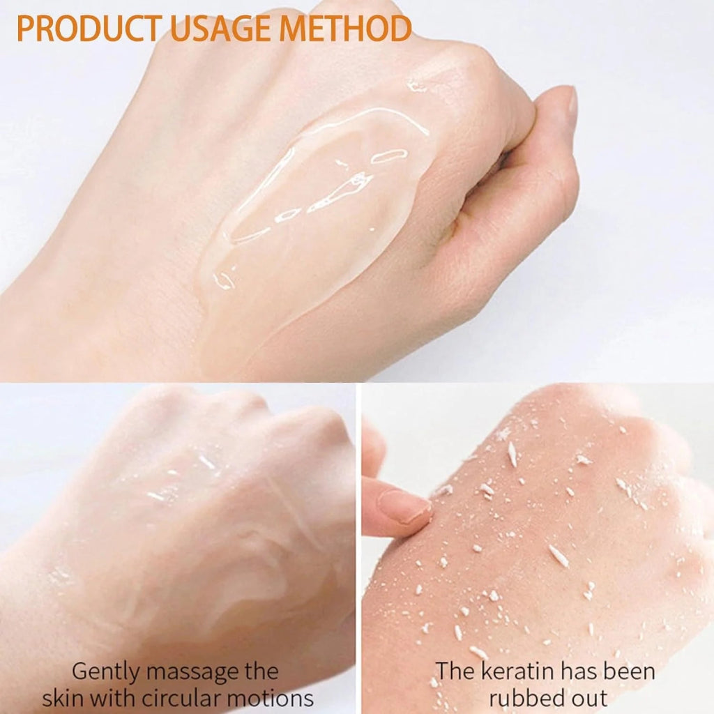 Orange Enzymes Exfoliating Brightening Gel LF16-35 | Gentle Face & Body Scrub for Glowing Skin