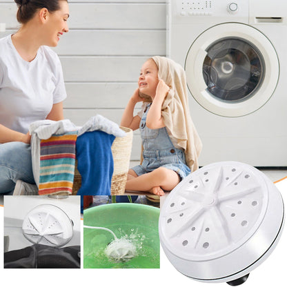 Portable Mini Washing Machine – Fast Cleaning | Compact Design | Easy to Use