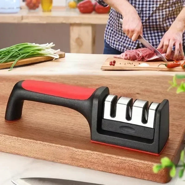 Professional Knife Sharpener – 4 in 1 Sharpening Tool for Dull Knives
