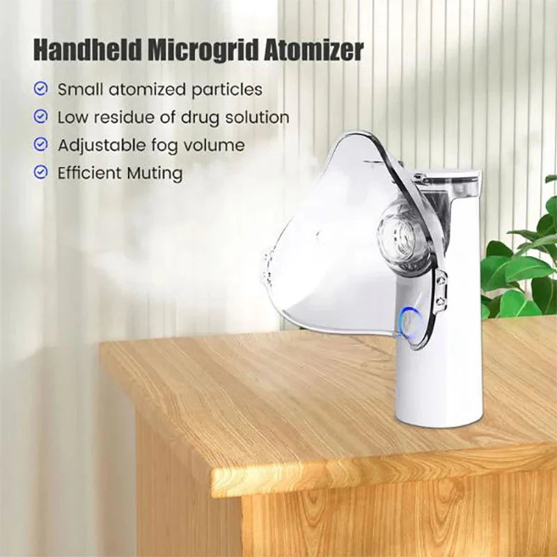 Rechargeable Portable Mesh Nebulizer - Efficient Respiratory Relief