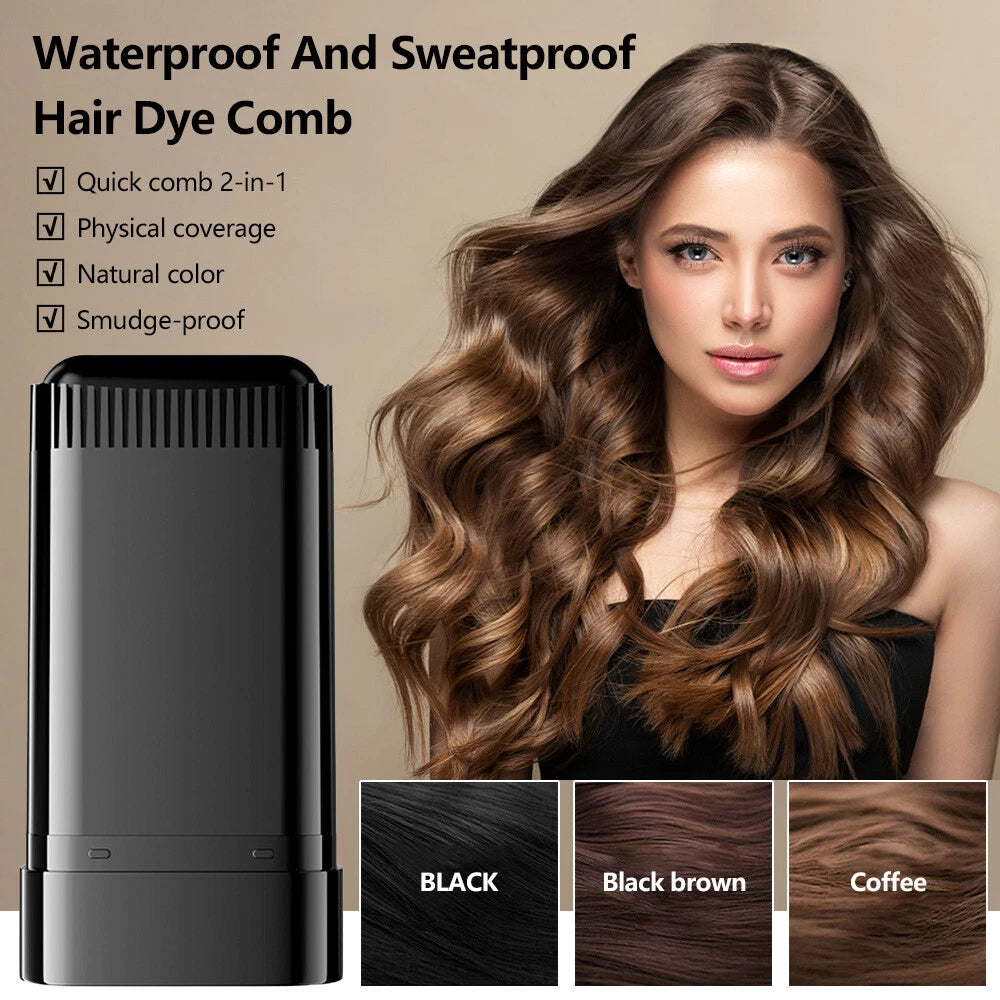Water And Sweat Proof Hair Comb Dye