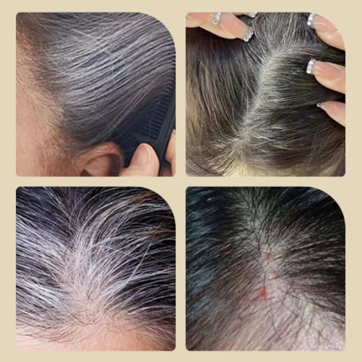 Water And Sweat Proof Hair Comb Dye